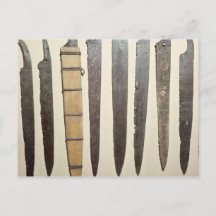 Viking ijzerbladen voor swords briefkaart