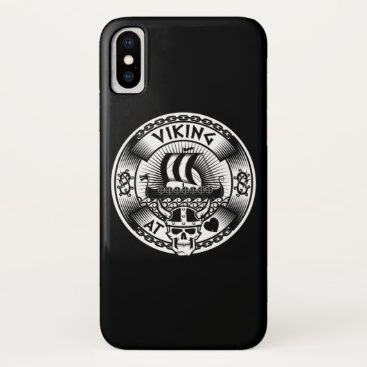 Viking in hart en nieren Case-Mate iPhone case (Achterkant)