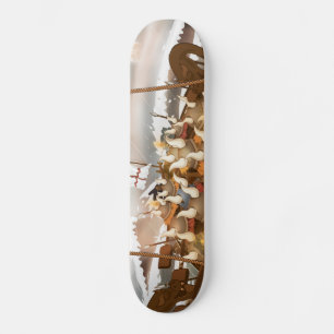 Viking invasievloot skateboard