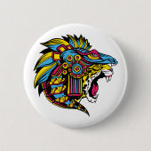 Viking jaguar ronde button 5,7 cm (Voorkant)