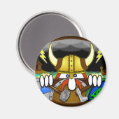 Viking Kilroy Magnet Magneet (Voorkant / Achterkant)