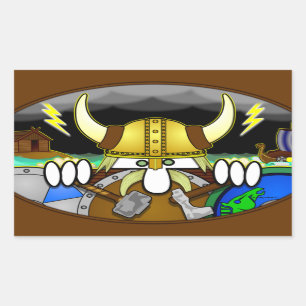 Viking Kilroy Sticker