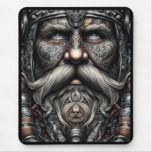 Viking krijger muismat