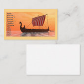 Viking Longship Ventures Visitekaartje (Voorkant / Achterkant)