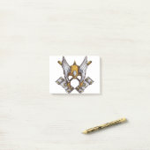 Viking Mask Post-it® Notes (Op bureau)