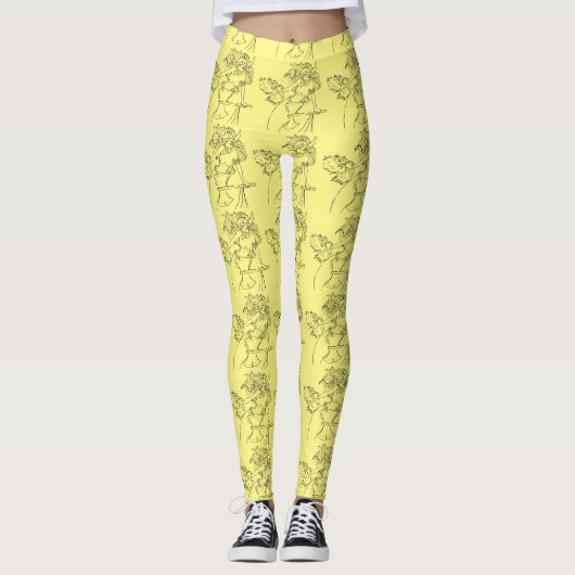 Viking Mermaid Warrior Thunder_Cove Leggings (Voorkant)