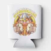Viking met bier blikjeskoeler (Achterkant)