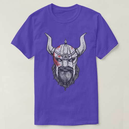 Viking met een baard 1 t-shirt (Design voorkant)