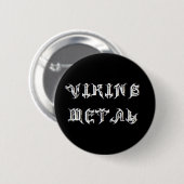 Viking Metal Ronde Button 5,7 Cm (Voorkant /achterkant)