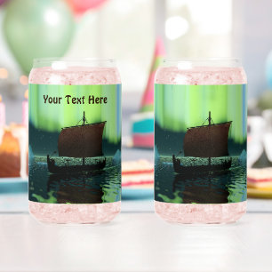 Viking Navire Et Lumières Du Nord