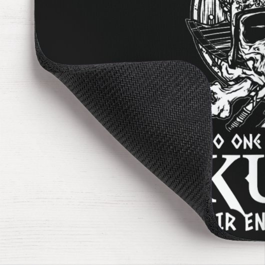 Viking Nordic Valhalla Odin Grappige samenleving p Muismat (Hoek)