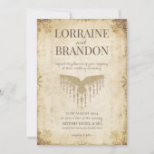 Viking Norse Saga bruiloft uitnodiging (Voorkant)