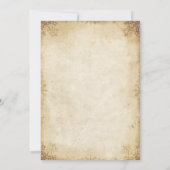 Viking Norse Saga Faire-part de mariage (Dos)