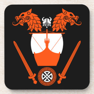 Viking Norsemen Bier Onderzetter