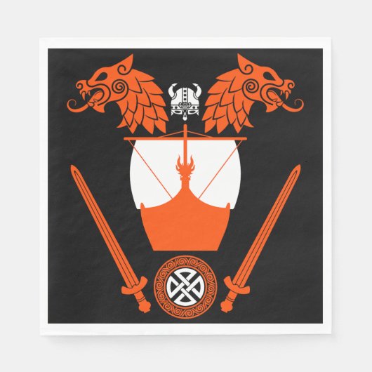 Viking Norsemen Servet (Voorkant)