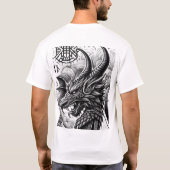 Viking-ontwerp T-shirt (Achterkant)