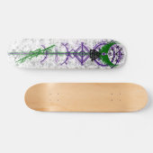 Viking ontwerp van vuilniszak skateboard (Horizontaal)