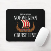 Viking Original Norwegian Cruise Line Funny Men Wo Muismat (Met muis)