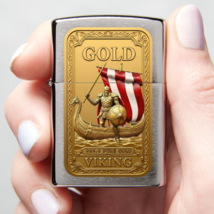 Viking Overwinnaar Geborsteld Zilver Barengeld