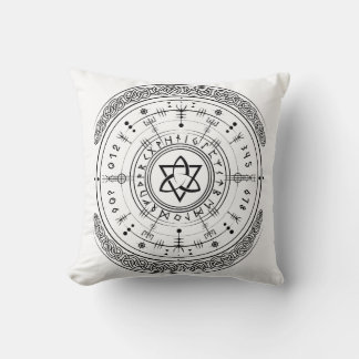 Viking Pagan Asatru Runic Compass, Vegvisir Runes Kussen
