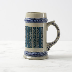 Viking Pattern Blue Bierpul