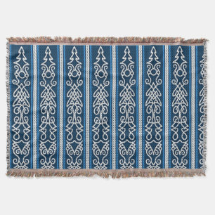 Viking Pattern Blue Deken