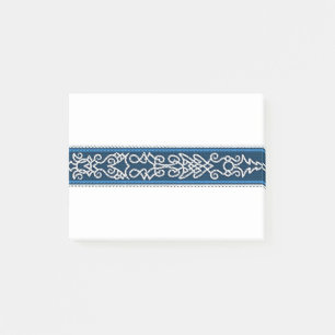 Viking Pattern Blue Post-it® Notes