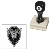 Viking Portretstempel Rubberstempel (Gestempeld)