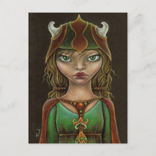 Viking princess briefkaart
