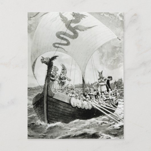 Viking Raiders Briefkaart (Voorkant)