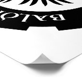 Viking Raven Banner Thor Freya Loki Poster (Hoek)