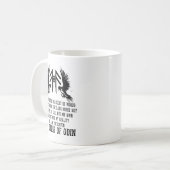 Viking Raven Code Koffiemok (Voorkant links)