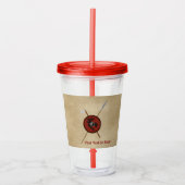 Viking Raven Shield and Weapons Acryl Drinkbeker (Voorkant)