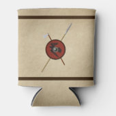 Viking Raven Shield and Weapons Blikjeskoeler (Voorkant)