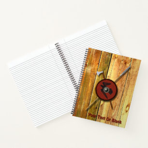 Viking Raven Shield and Weapons Notitieboek