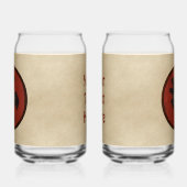 Viking Raven Shield Blikvorm Glas (Links)