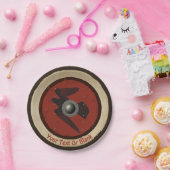 Viking Raven Shield Papieren Bordje (Feest)