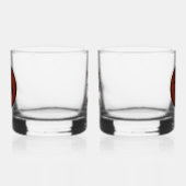 Viking Raven Shield Whisky Glas (Links)