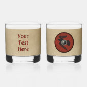 Viking Raven Shield Whisky Glas (Achterkant)