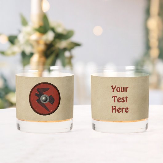 Viking Raven Shield Whisky Glas (Insitu (Huwelijk))