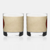 Viking Raven Shield Whisky Glas (Links)