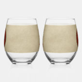 Viking Raven Shield Wijnglas Zonder Voet (Links)