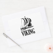 Viking Rechthoekige Sticker (Envelop)