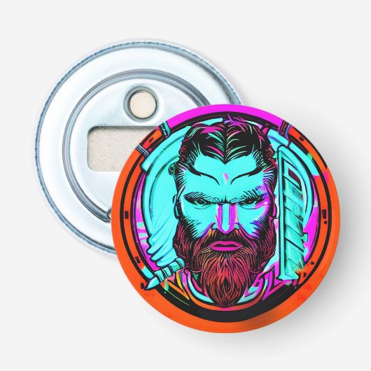 Viking Retro Bottle Opener (Voorkant)