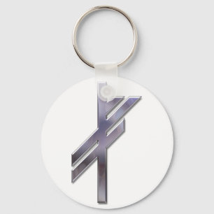 Viking Rune-luck-Silver Sleutelhanger