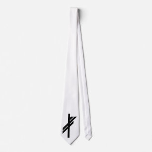Viking Rune - Luck - zwart Stropdas