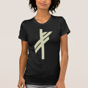 Viking Rune - Luck - zwart T-shirt