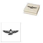 Viking Rune Raven Rubberstempel (Gestempeld)