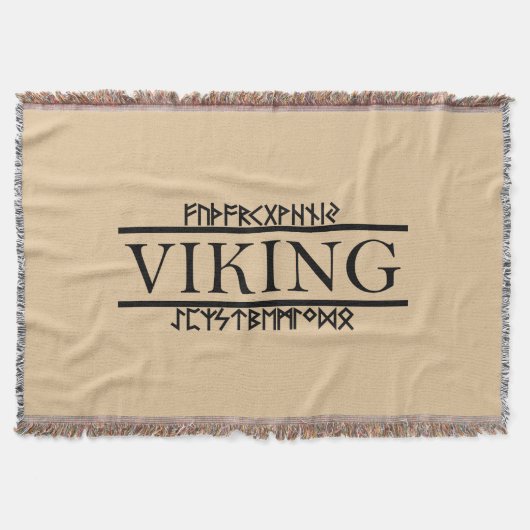 Viking Runen Dekbed Deken (Voorkant)