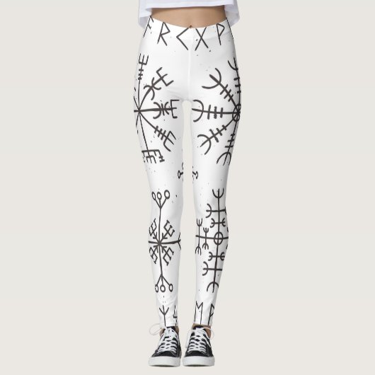 Viking Runes Leggings (Voorkant)